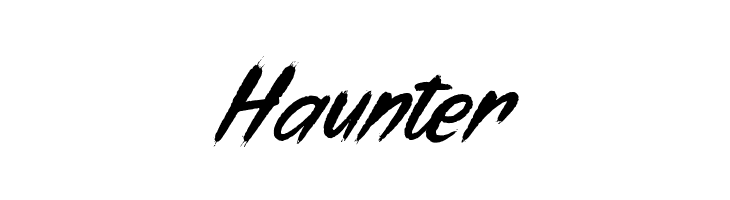 Haunter  नि: शुल्क फ़ॉन्ट्स डाउनलोड