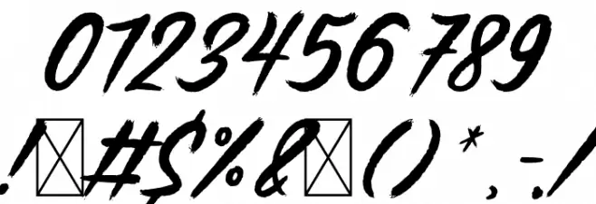 Haunter Font OTHER CHARS