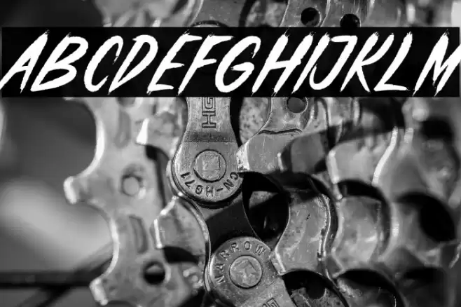 Haunter Font examples