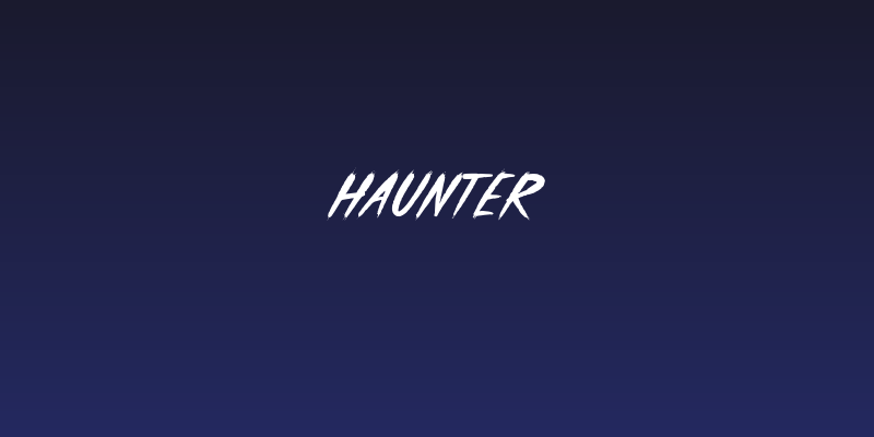 Haunter Social Header