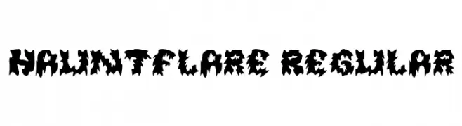 Hauntflare Regular  baixar fontes gratis