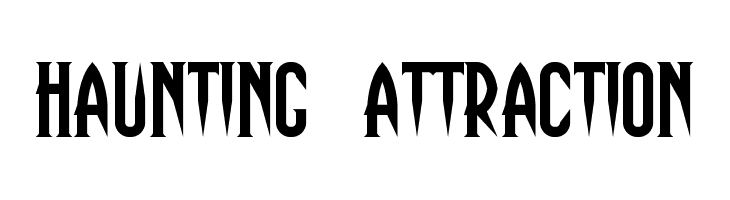 Haunting Attraction Font