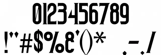 Haunting Attraction Font OTHER CHARS