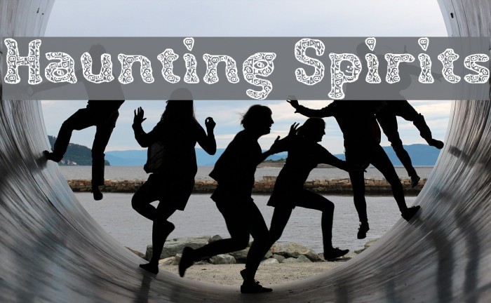 Haunting Spirits Font examples