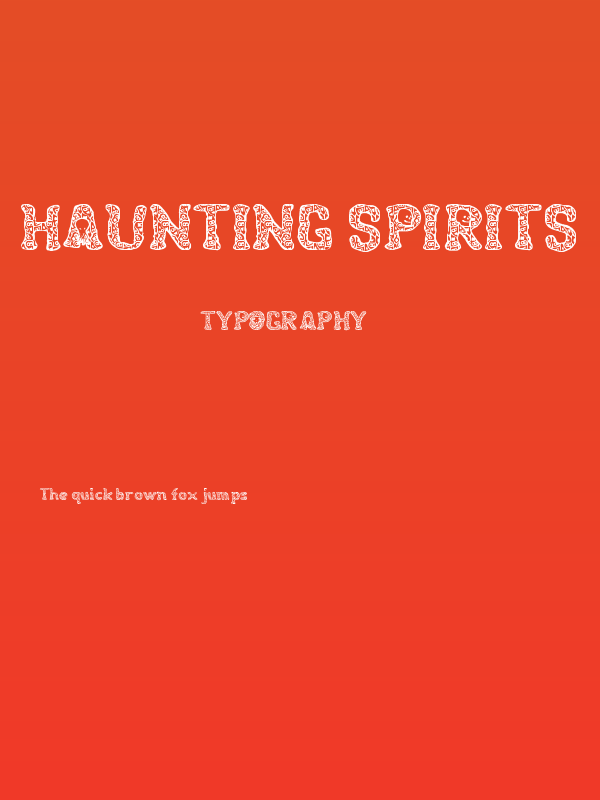 Haunting Spirits Poster