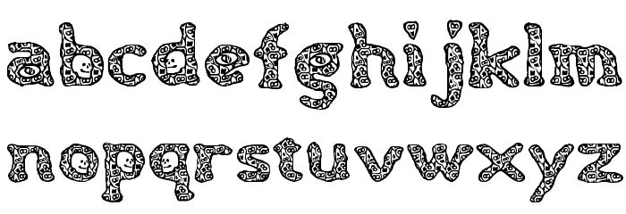 Haunting Spirits Font LOWERCASE