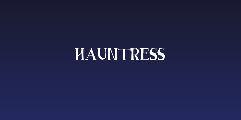 Hauntress Social Header