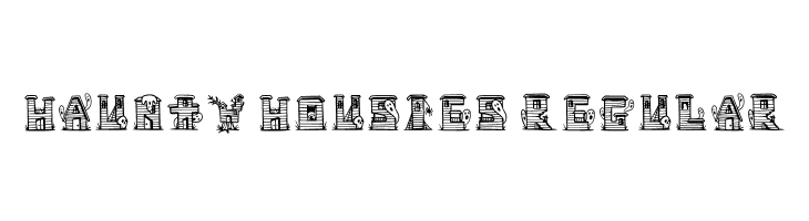 Haunty Housies Regular  les polices de caractères gratuit tlcharger