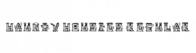 Haunty Housies Regular  baixar fontes gratis