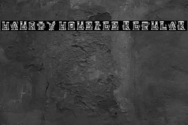 Haunty Housies Regular Font examples