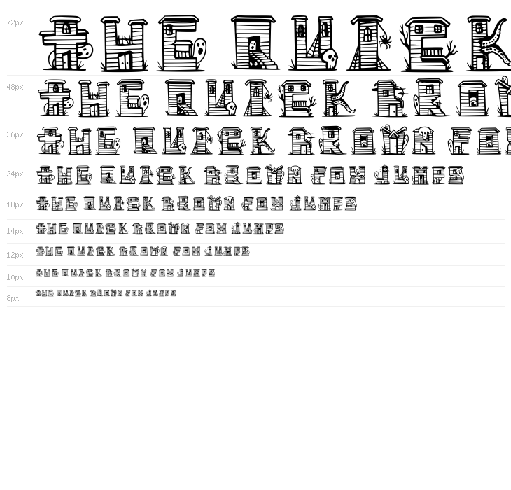 Haunty Housies Regular Waterfall