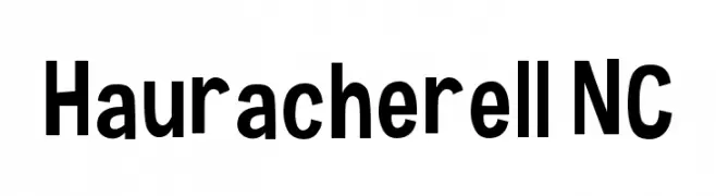 Hauracherell NC  font caratteri gratis