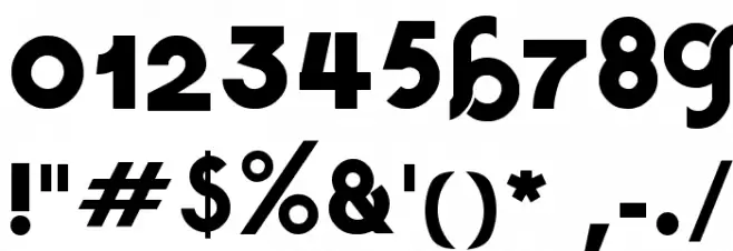 Haus Sweet Haus Rounded Font Alte caractere