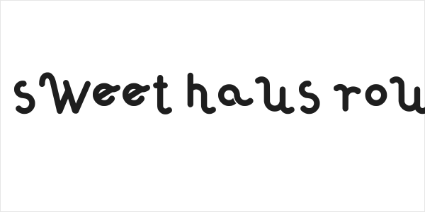 Haus Sweet Haus Rounded Logo