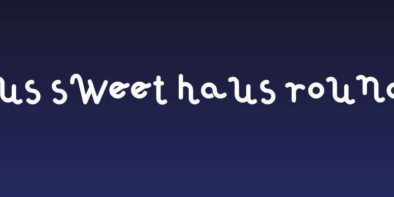 Haus Sweet Haus Rounded Social Header