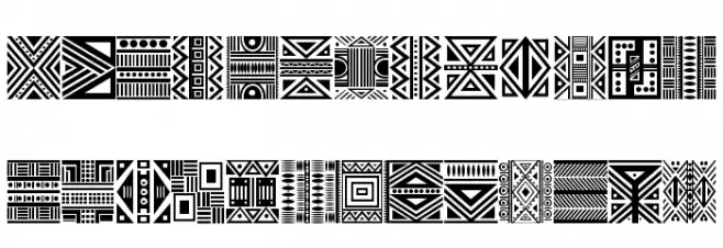 HausEthnikDingbats-Regular Schriftart Groß
