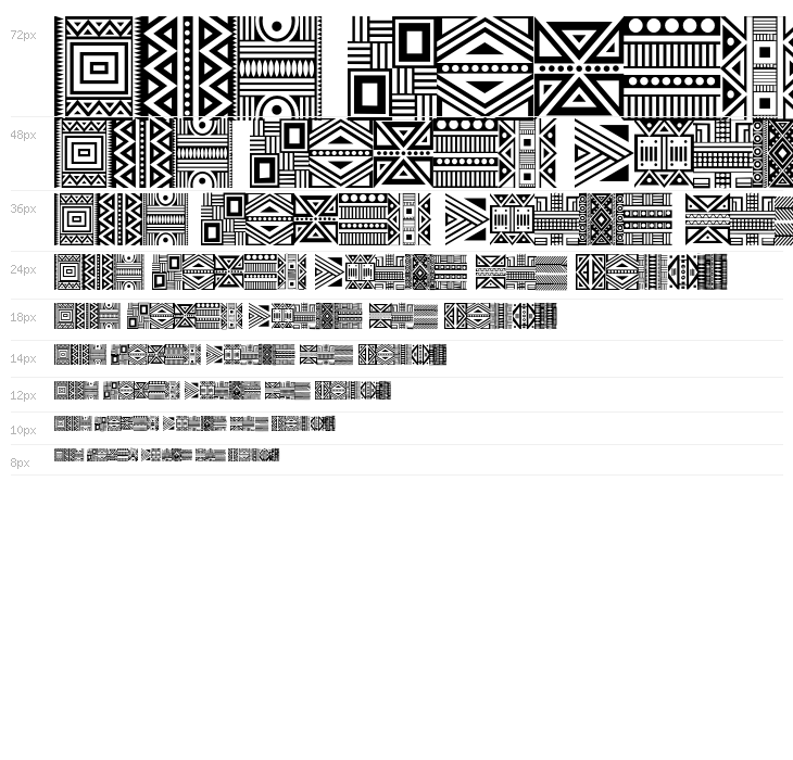 HausEthnikDingbats-Regular Waterfall