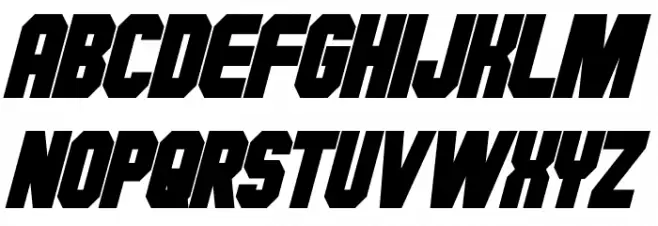 Hauser Condensed Bold Italic Polices MAJUSCULES