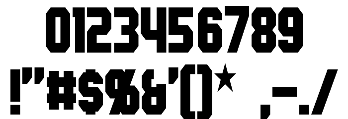 Hauser Condensed Font OTHER CHARS