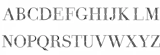 Havana Harbor 1889 Schriftart Groß