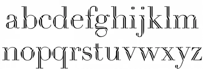 Havana Harbor 1889 Caratteri MINUSCOLO