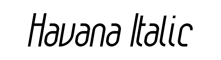 Havana Italic  baixar fontes gratis