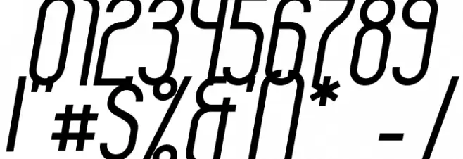 Havana Italic Font OTHER CHARS