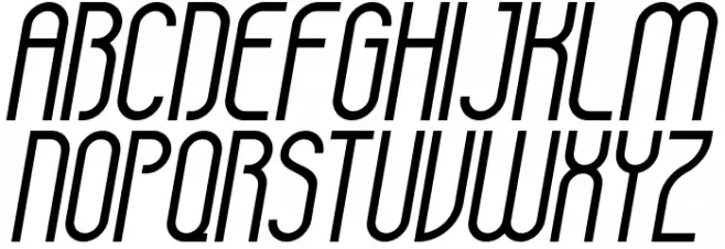Havana Italic フォント 大文字