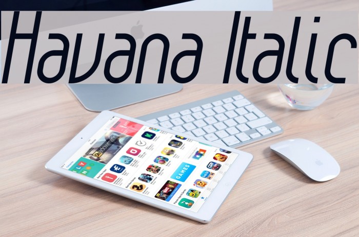 Havana Italic Example 3