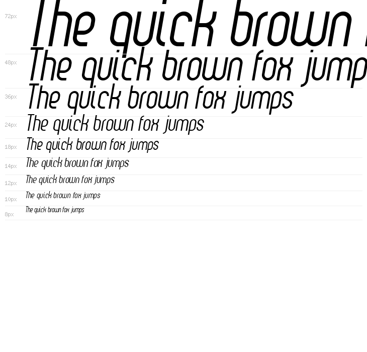 Havana Italic Waterfall