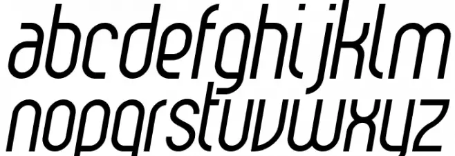 Havana Italic Caratteri MINUSCOLO