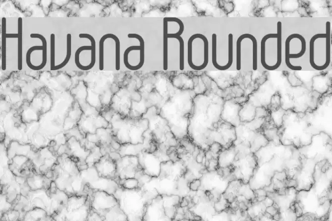 Havana Rounded Font examples