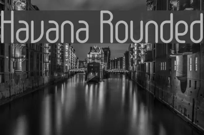 Havana Rounded Font examples