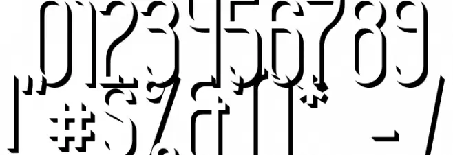 Havana Shadow Font OTHER CHARS