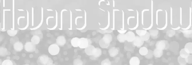 Havana Shadow Font examples