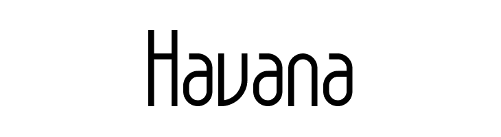 Havana  Frei Schriftart Herunterladen