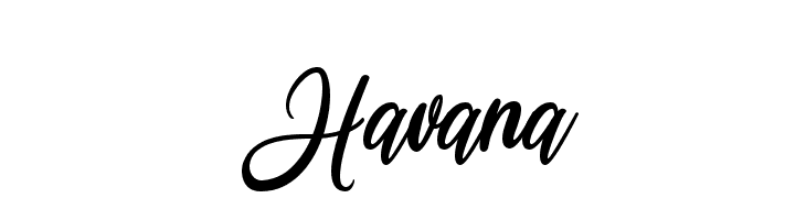 Havana  免费字体下载