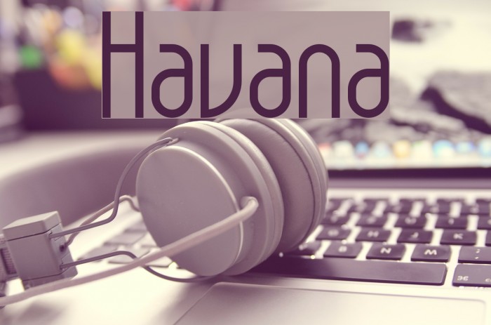 Havana لخطوط تنزيل examples