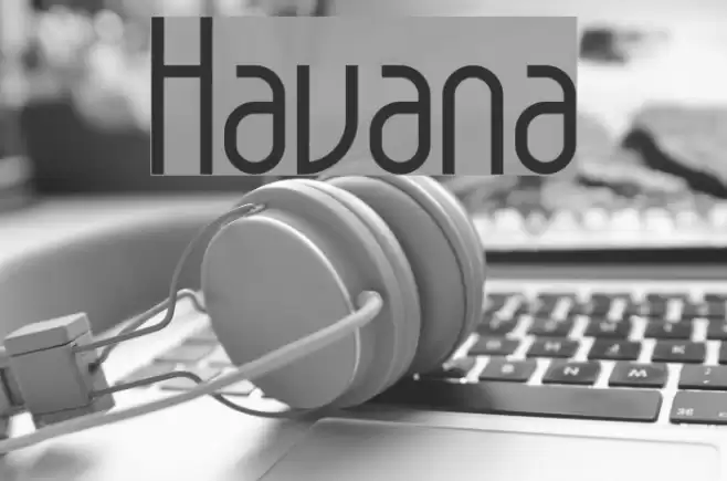 Havana Font examples
