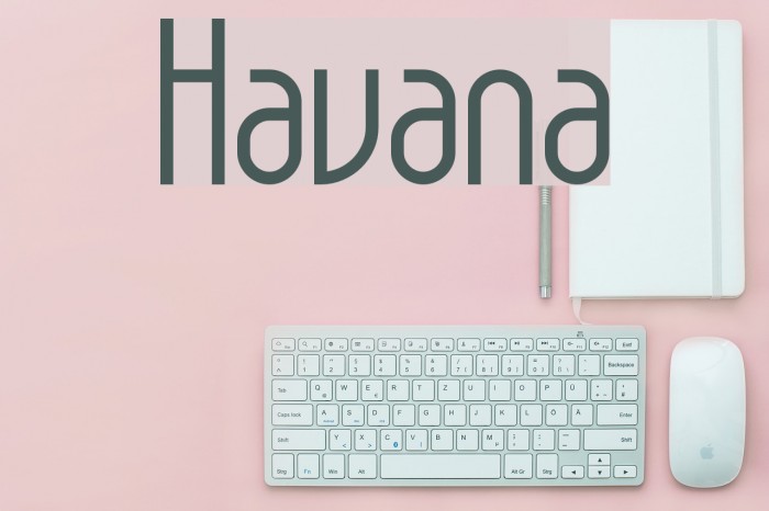 Havana لخطوط تنزيل examples