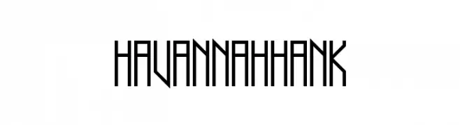 Havannah Hank  Скачать бесплатные шрифты