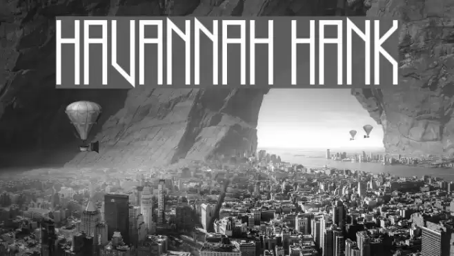 Havannah Hank Font examples