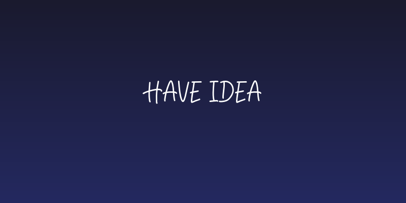 Have Idea Social Header
