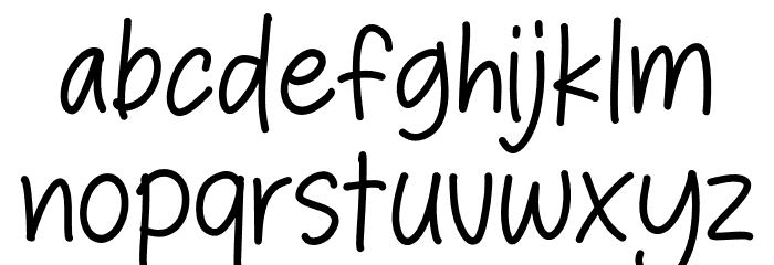 Have Idea Schriftart Kleinbuchstaben