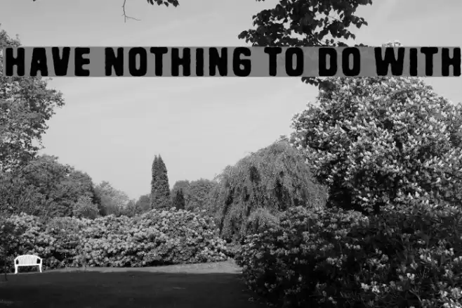 Have nothing to do with خط examples