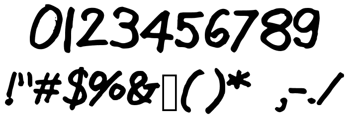HaveFaith Font OTHER CHARS