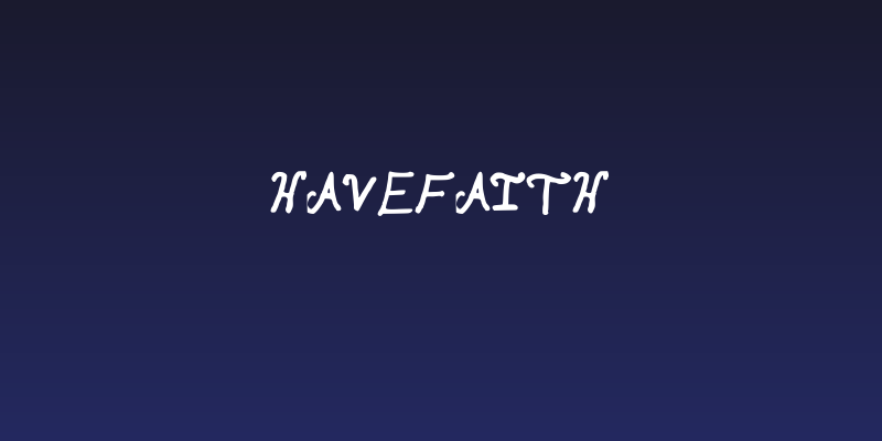 HaveFaith Social Header