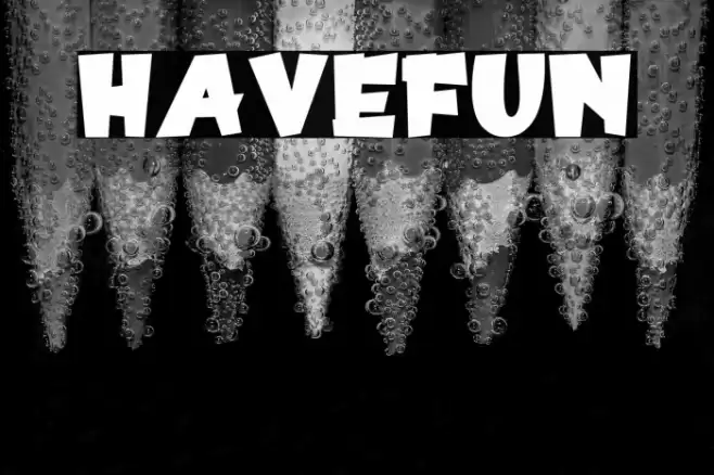 HaveFun Font examples