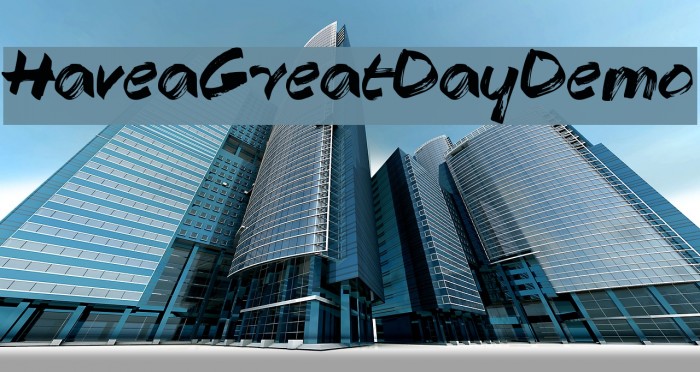 HaveaGreatDayDemo Font examples