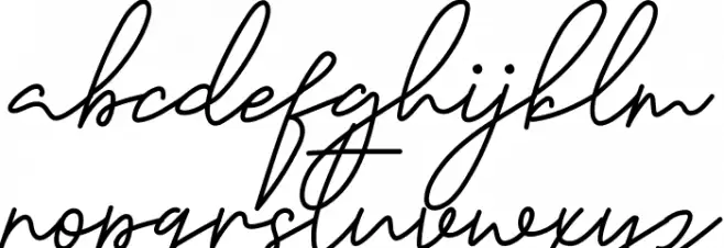 Havelberg Demo Schriftart Kleinbuchstaben
